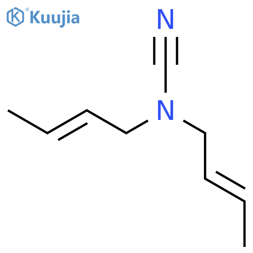 Cyanamide, di-2-butenyl- structure