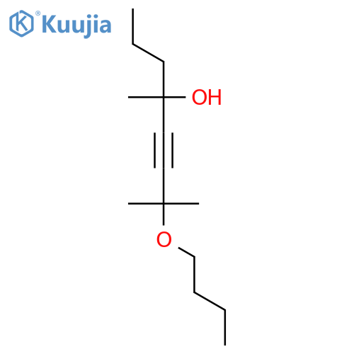 5-Octyn-4-ol, 7-butoxy-4,7-dimethyl- structure