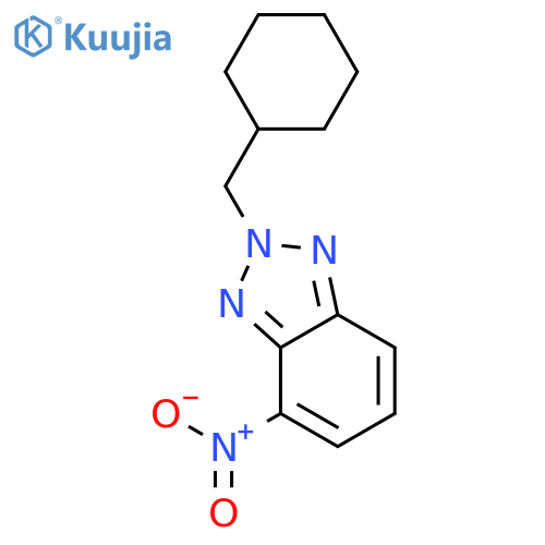 2H-BENZOTRIAZOLE, 2-(CYCLOHEXYLMETHYL)-4-NITRO- structure