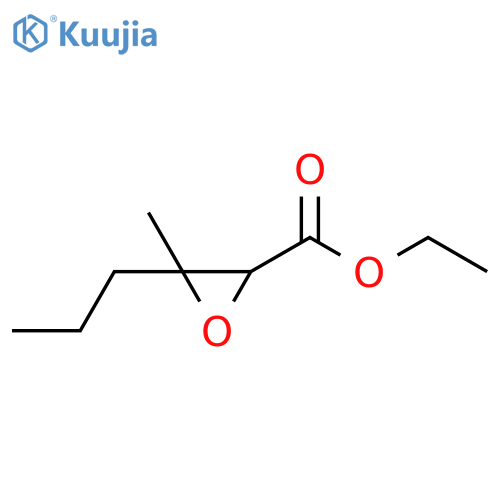 2-Oxiranecarboxylic acid, 3-methyl-3-propyl-, ethyl ester structure