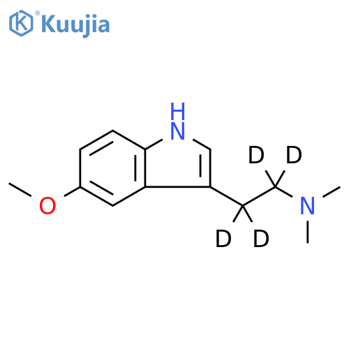 5-Methoxy-N,N-dimethyl-1H-indole-3-ethan-a,a,b,b-d4-amine structure