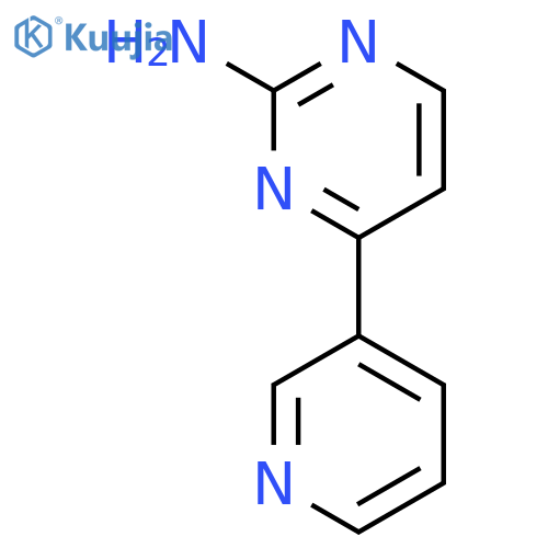 4-(Pyridin-3-yl)pyrimidin-2-amine structure
