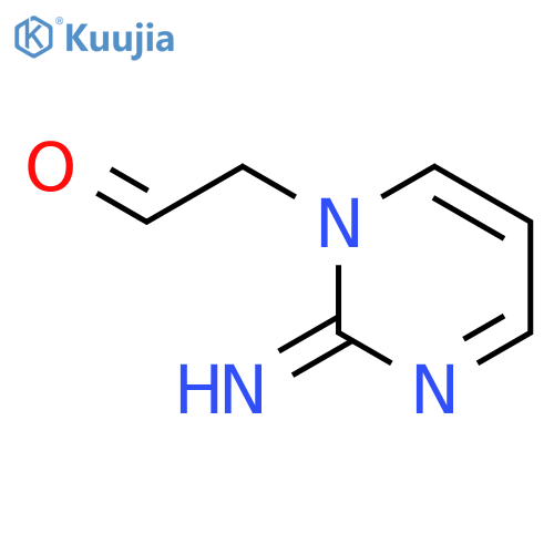 1(2H)-PYRIMIDINEACETALDEHYDE, 2-IMINO- structure