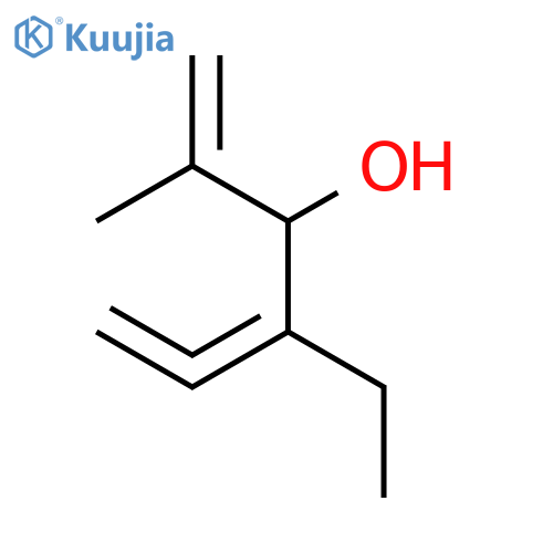 1,4,5-Hexatrien-3-ol, 4-ethyl-2-methyl- structure