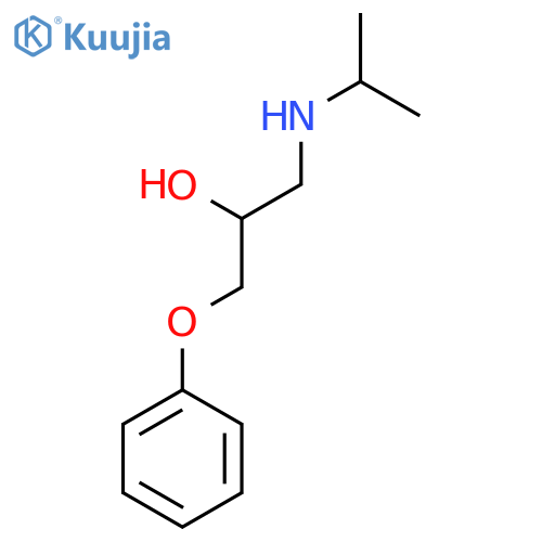 2-Propanol, 1-[(1-methylethyl)amino]-3-phenoxy-, (±)- structure