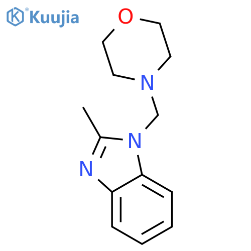 1H-BENZIMIDAZOLE, 2-METHYL-1-(4-MORPHOLINYLMETHYL)- structure