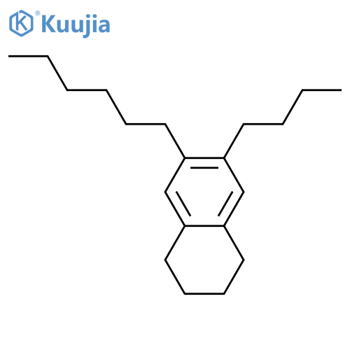 6-butyl-7-hexyl-1,2,3,4-tetrahydronaphthalene structure