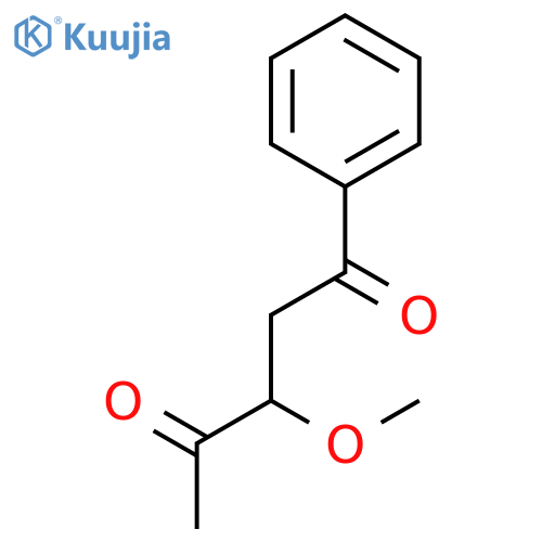 1,4-PENTANEDIONE, 3-METHOXY-1-PHENYL- structure