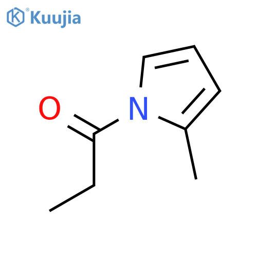 1H-PYRROLE, 2-METHYL-1-(1-OXOPROPYL)- structure