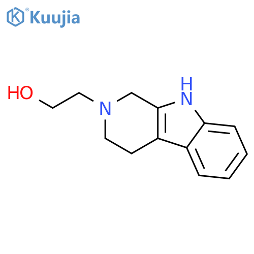 2H-PYRIDO[3,4-B]INDOLE-2-ETHANOL, 1,3,4,9-TETRAHYDRO- structure