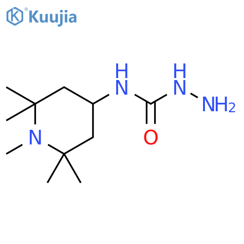 Hydrazinecarboxamide, N-(1,2,2,6,6-pentamethyl-4-piperidinyl)- structure