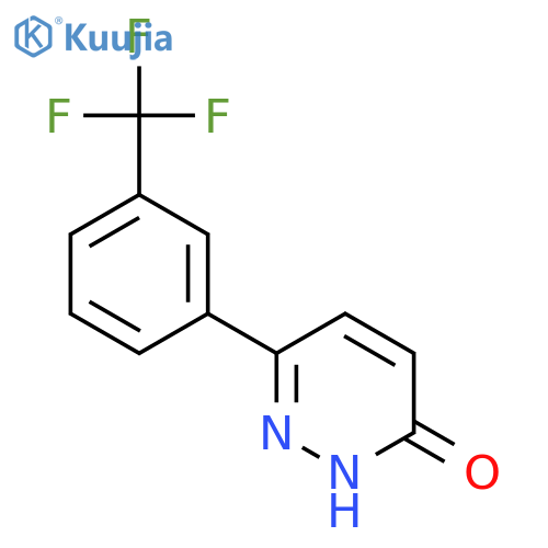 6-[3-(trifluoromethyl)phenyl]pyridazin-3-ol structure
