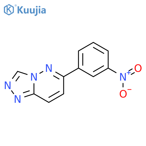 6-(3-nitrophenyl)-1,2,4triazolo4,3-bpyridazine structure