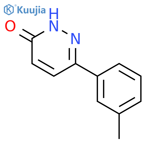 6-(3-methylphenyl)pyridazin-3-ol structure