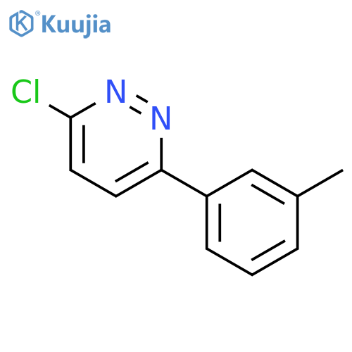 3-chloro-6-(3-methylphenyl)pyridazine structure
