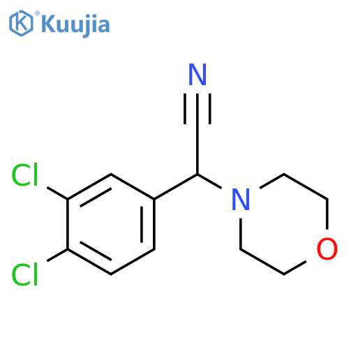 2-(3,4-Dichlorophenyl)-2-morpholino-acetonitrile structure