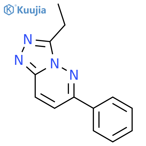 1,2,4-Triazolo[4,3-b]pyridazine, 3-ethyl-6-phenyl- structure