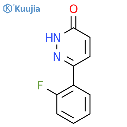 6-(2-fluorophenyl)-2,3-dihydropyridazin-3-one structure