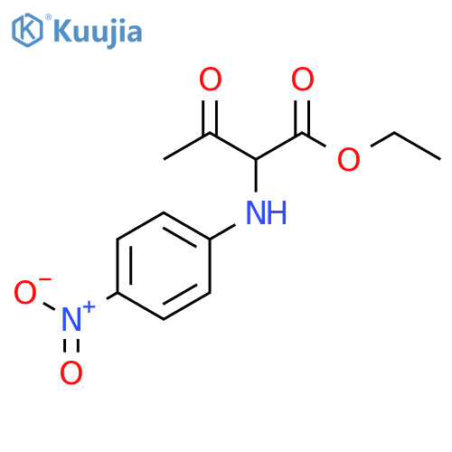 Butanoic acid, 2-[(4-nitrophenyl)amino]-3-oxo-, ethyl ester structure