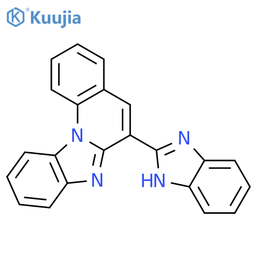 BENZIMIDAZO[1,2-A]QUINOLINE, 6-(1H-BENZIMIDAZOL-2-YL)- structure