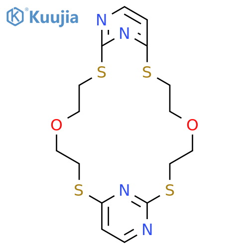 5,17-DIOXA-2,8,14,20-TETRATHIA-10,22,25,26-TETRAAZATRICYCLO[19.3.1.19,13]HEXACOSA-1(25),9,11,13(26),21,23-HEXAENE structure