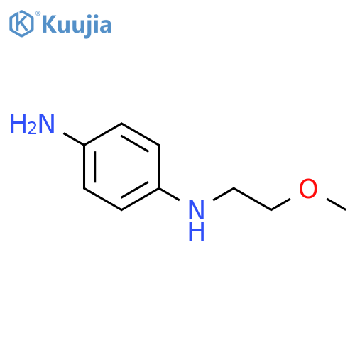 1,4-Benzenediamine, N-(2-methoxyethyl)- structure