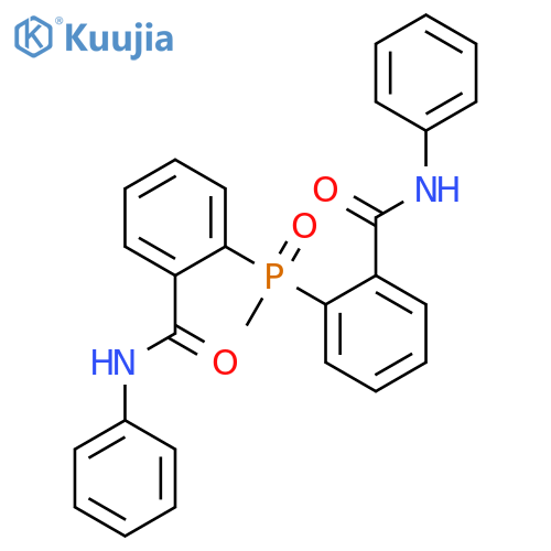 BENZAMIDE, 2,2'-(METHYLPHOSPHINYLIDENE)BIS[N-PHENYL- structure