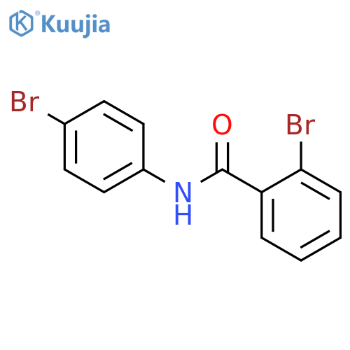 2-bromo-N-(4-bromophenyl)benzamide structure