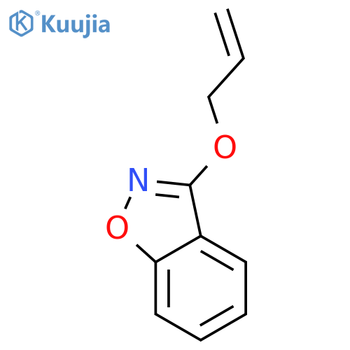 1,2-Benzisoxazole, 3-(2-propenyloxy)- structure