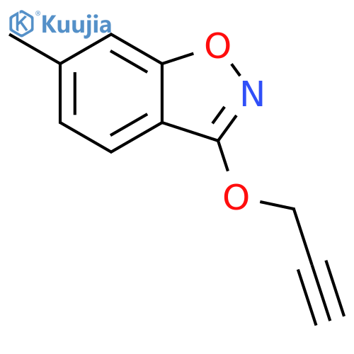 1,2-BENZISOXAZOLE, 6-METHYL-3-(2-PROPYNYLOXY)- structure