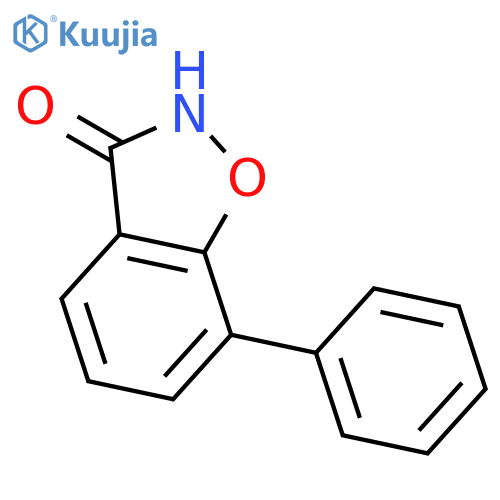1,2-Benzisoxazol-3(2H)-one, 7-phenyl- structure