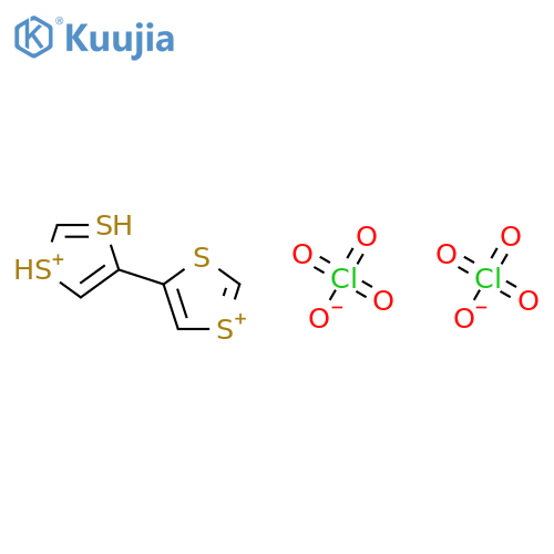 4,4'-Bi-1,3-dithiol-1-ium, diperchlorate structure