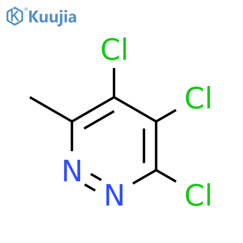 3,4,5-Trichloro-6-methylpyridazine structure