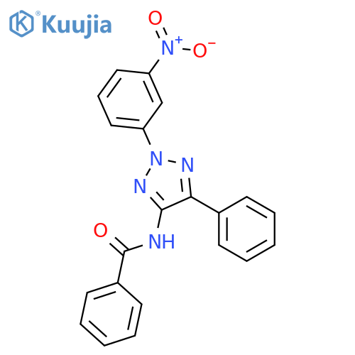 BENZAMIDE, N-[2-(3-NITROPHENYL)-5-PHENYL-2H-1,2,3-TRIAZOL-4-YL]- structure
