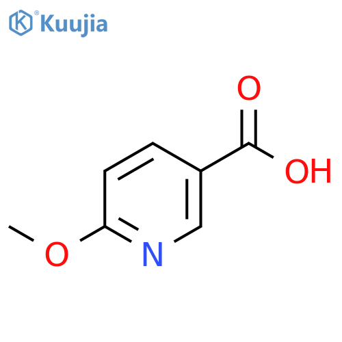 6-methoxypyridine-3-carboxylic acid structure