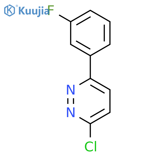 3-chloro-6-(3-fluorophenyl)pyridazine structure