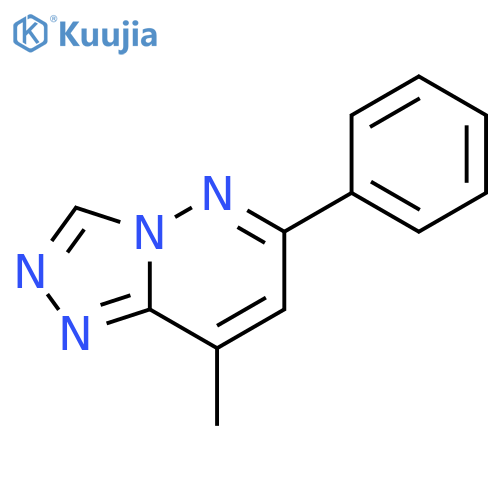 1,2,4-Triazolo[4,3-b]pyridazine, 8-methyl-6-phenyl- structure
