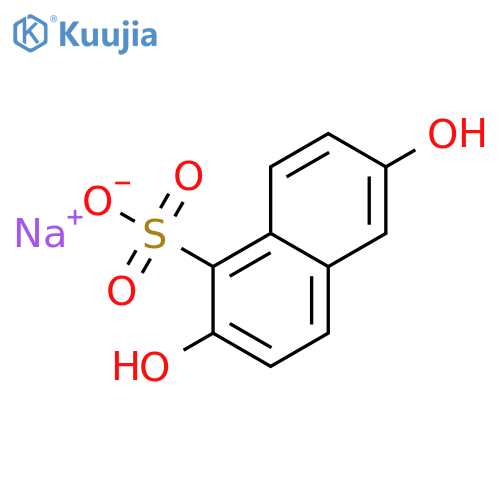 1-Naphthalenesulfonic acid, 2,6-dihydroxy-, monosodium salt structure