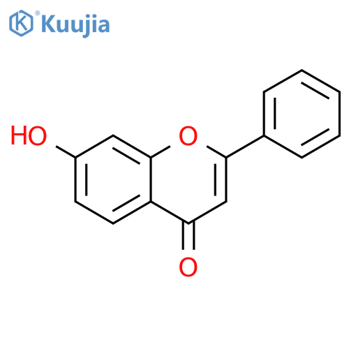 4H-1-Benzopyran-4-one,7-hydroxy-2-phenyl-,radicalion(1+)(9CI) structure