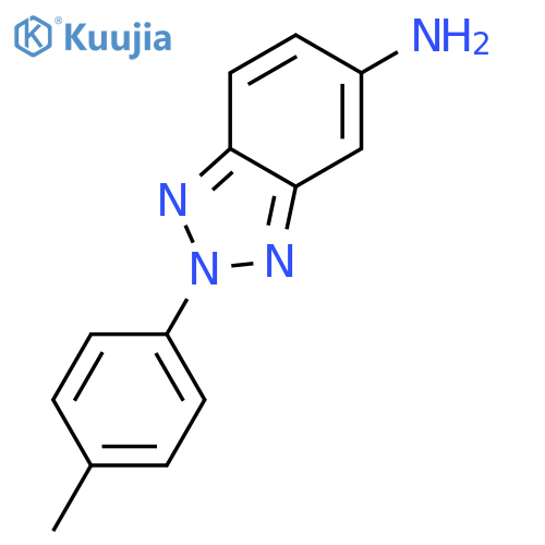 2-(4-methylphenyl)-2H-1,2,3-benzotriazol-5-amine structure