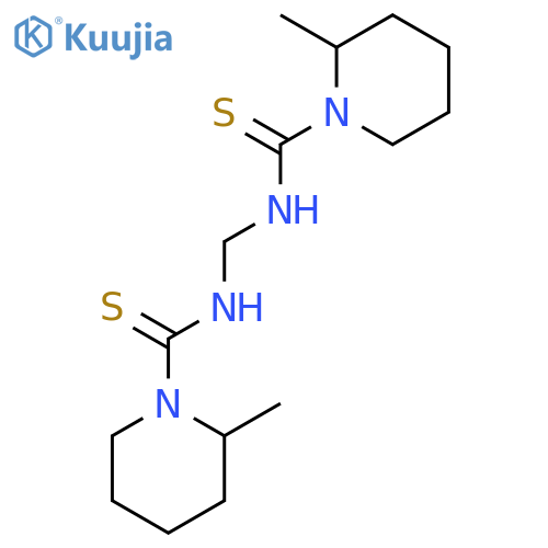 1-PIPERIDINECARBOTHIOAMIDE, N,N'-METHYLENEBIS[2-METHYL- structure
