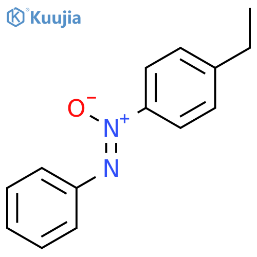 Diazene, (4-ethylphenyl)phenyl-, 2-oxide structure