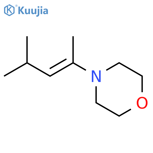 MORPHOLINE, 4-(1,3-DIMETHYL-1-BUTENYL)- structure