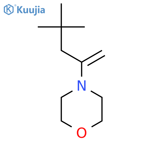 Morpholine, 4-(3,3-dimethyl-1-methylenebutyl)- structure