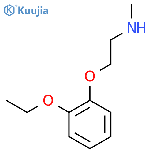 2-(2-Ethoxyphenoxy)-N-methylethanamine structure