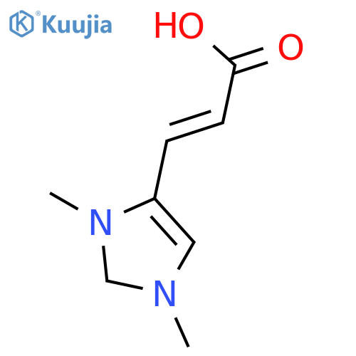 2-Propenoic acid, 3-(2,3-dihydro-1,3-dimethyl-1H-imidazol-4-yl)- structure