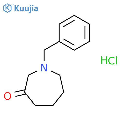 1-Benzyl-azepan-3-one hydrochloride structure