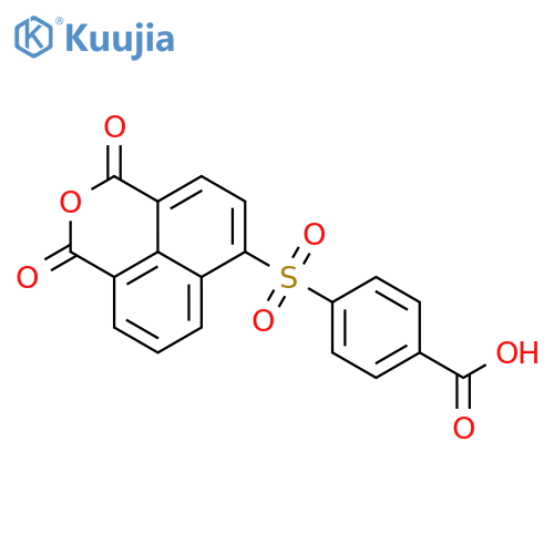 Benzoic acid, 4-[(1,3-dioxo-1H,3H-naphtho[1,8-cd]pyran-6-yl)sulfonyl]- structure