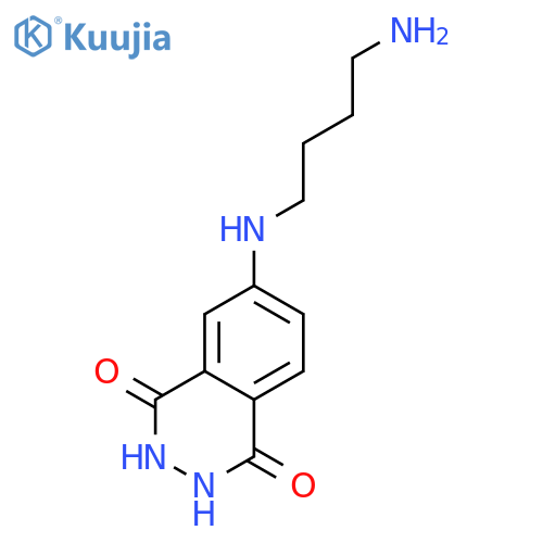 1,4-Phthalazinedione, 6-[(4-aminobutyl)amino]-2,3-dihydro- structure