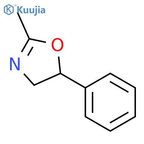 Oxazole, 4,5-dihydro-2-methyl-5-phenyl- structure